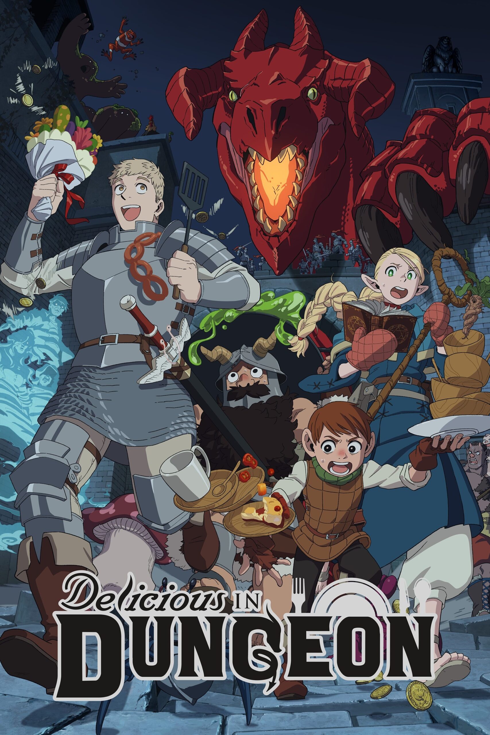 Delicious in Dungeon Season 1-2 (2024) สูตรลับตำรับดันเจียน ซีซั่น 1-2